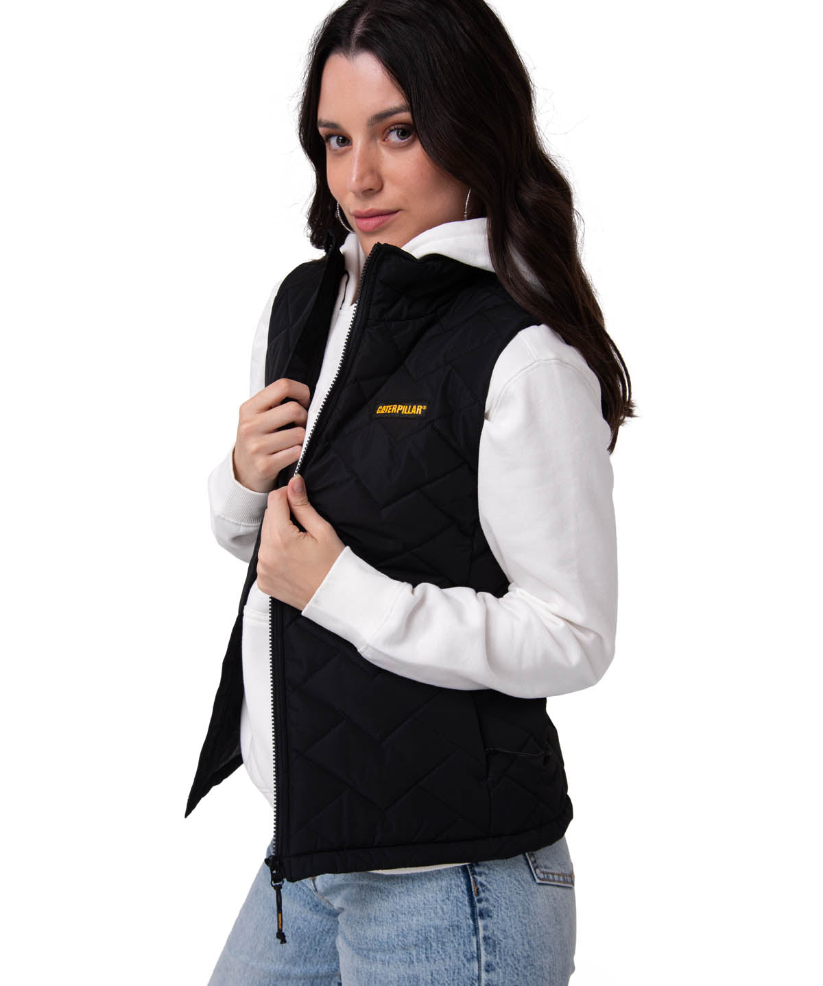 Chaleco W Mediumweight Insul Para Mujer Color Negro-1