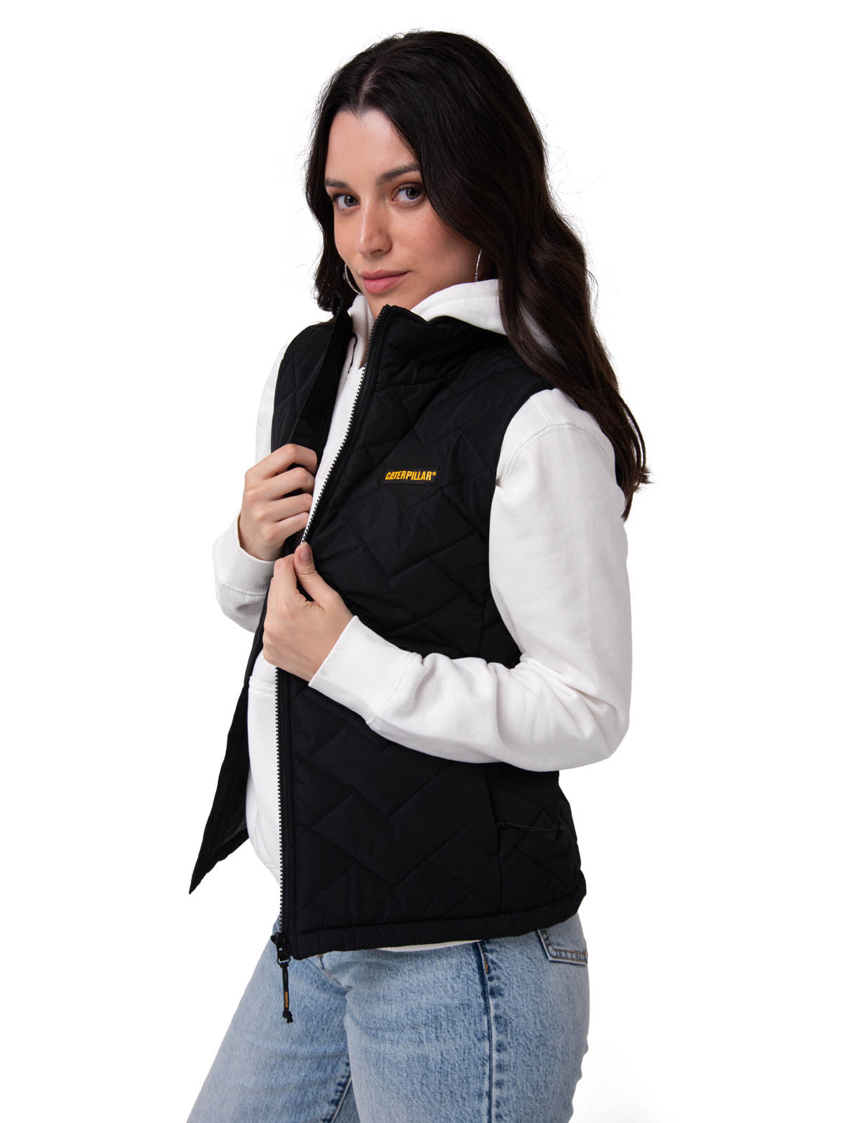 Chaleco W Mediumweight Insul Para Mujer Color Negro-1