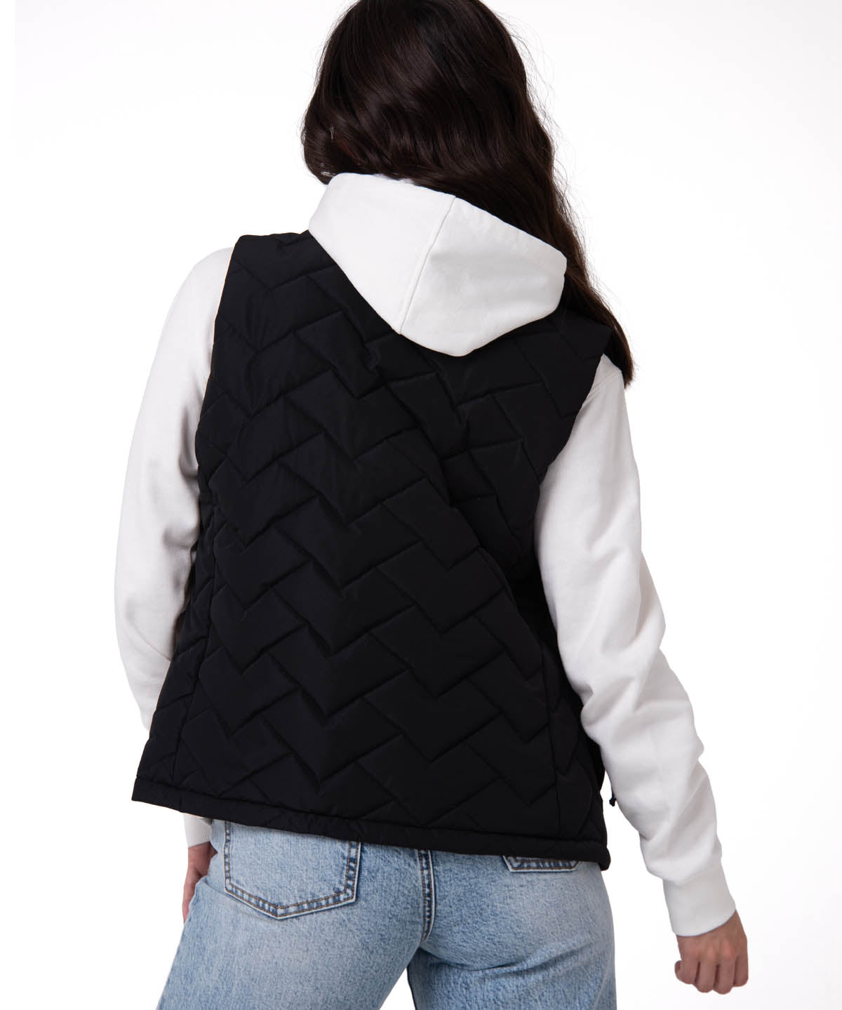 Chaleco W Mediumweight Insul Para Mujer Color Negro-2