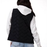 Chaleco W Mediumweight Insul Para Mujer Color Negro-2