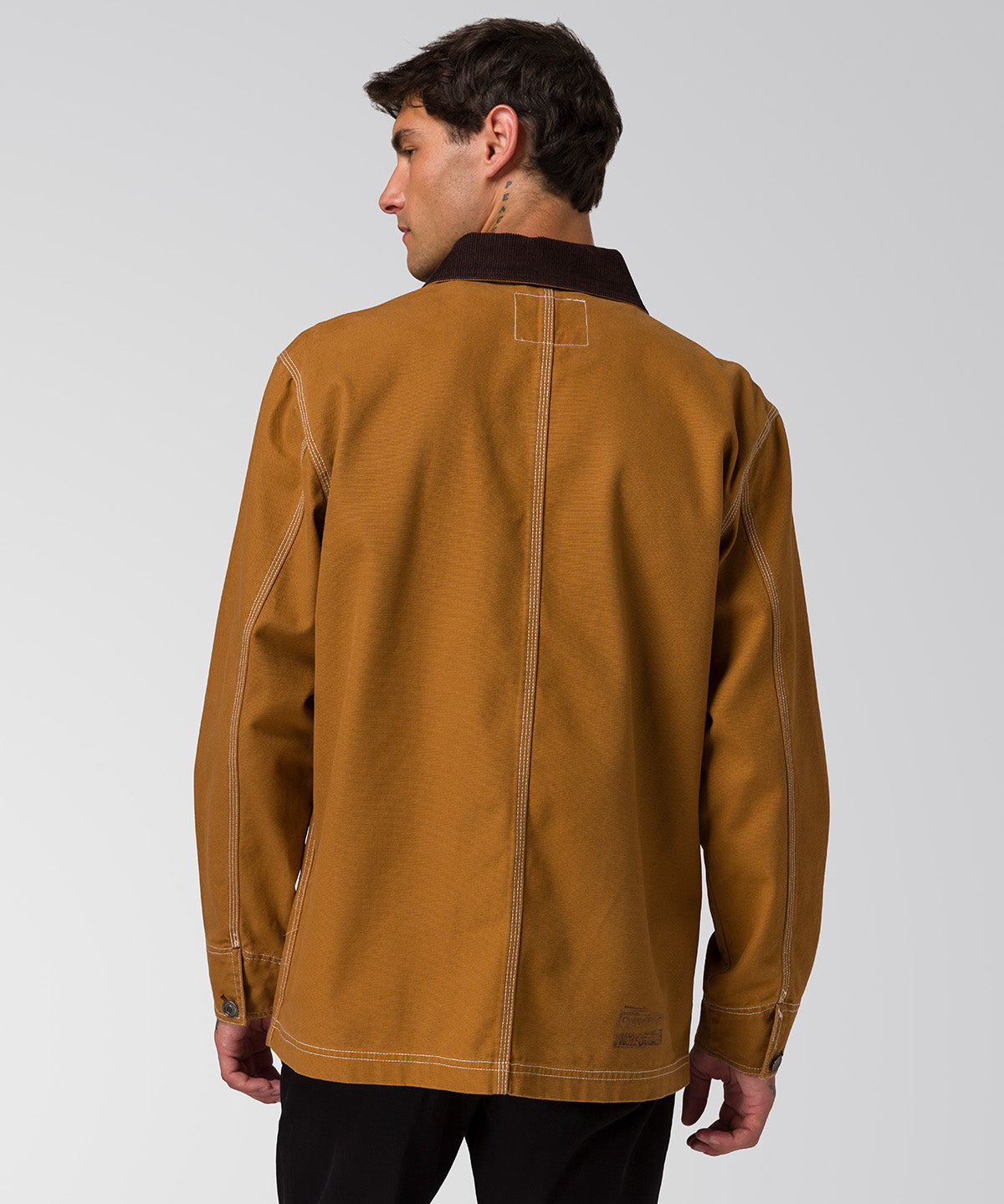Chaqueta Canvas Chore Hombre Color Café-5