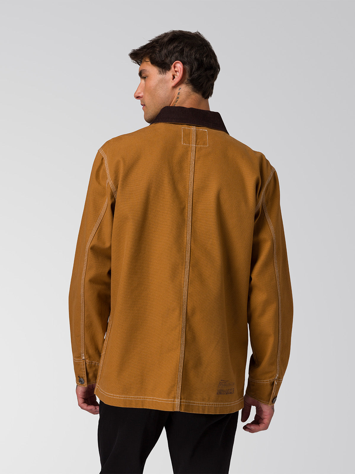Chaqueta Canvas Chore Hombre Color Café-5
