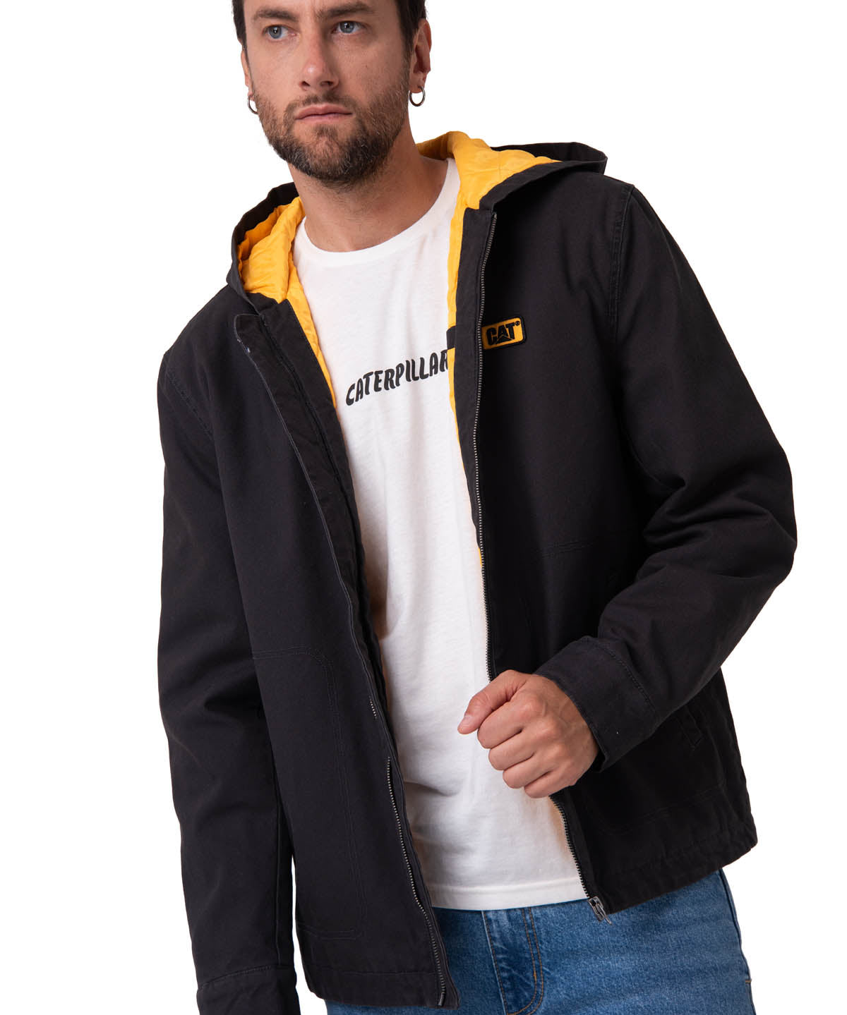 Chaqueta Canvas Insulated Hombre Color Negro-1