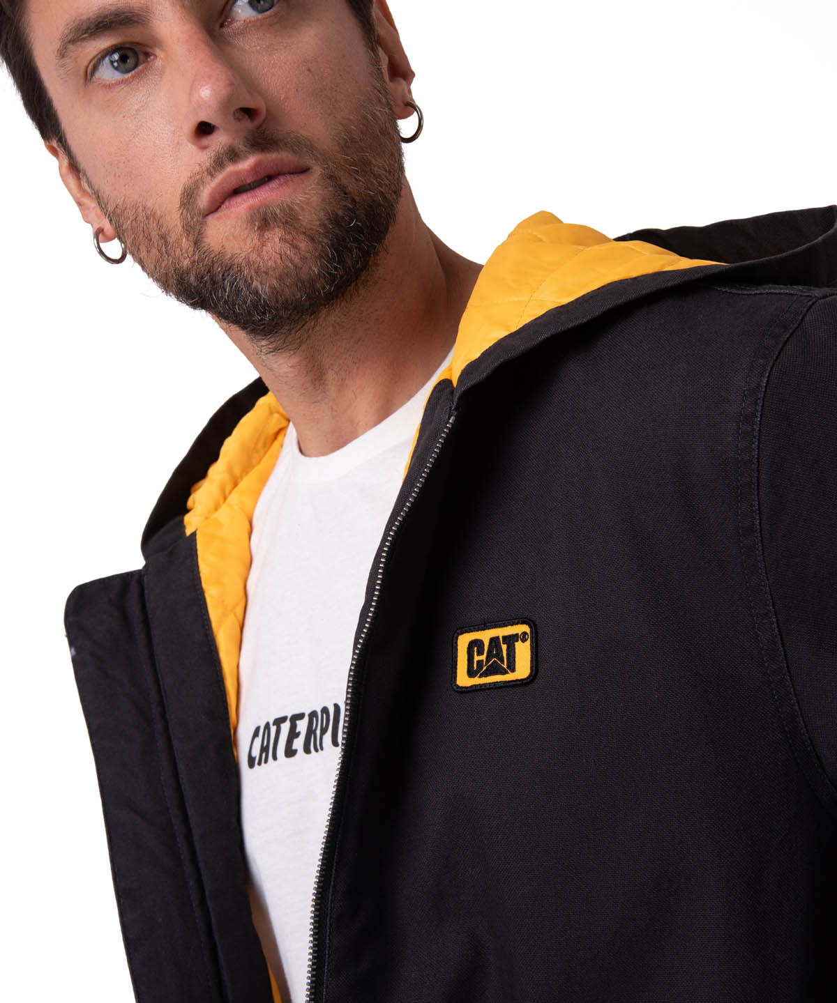 Chaqueta Canvas Insulated Hombre Color Negro-3