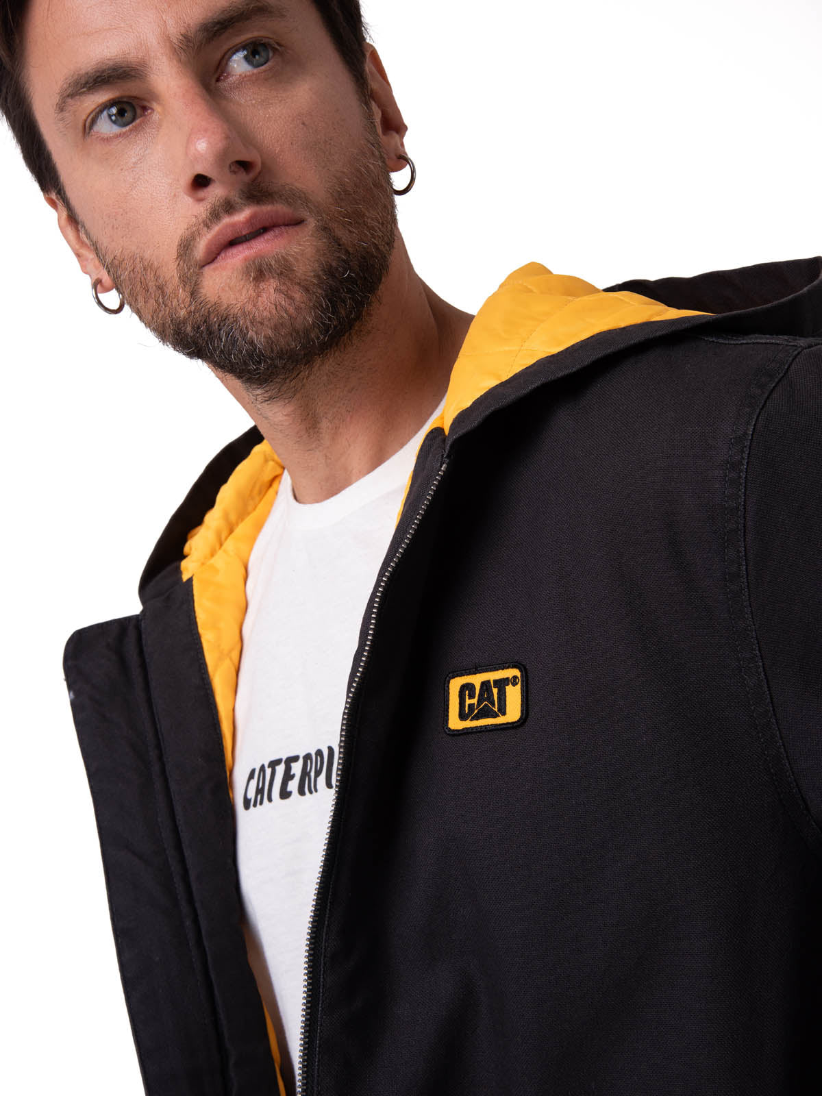 Chaqueta Canvas Insulated Hombre Color Negro-3