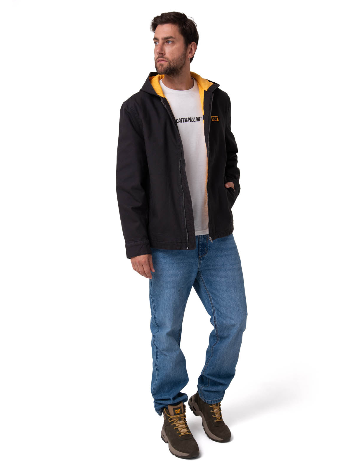 Chaqueta Canvas Insulated Hombre Color Negro-4