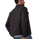 Chaqueta Canvas Flannel Lined Hombre Color Negro-2