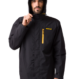 Chaqueta Rain Para Hombre Color Negro
