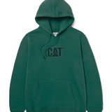 Saco Fleece Cat Logo Pull Para Hombre Color Verde