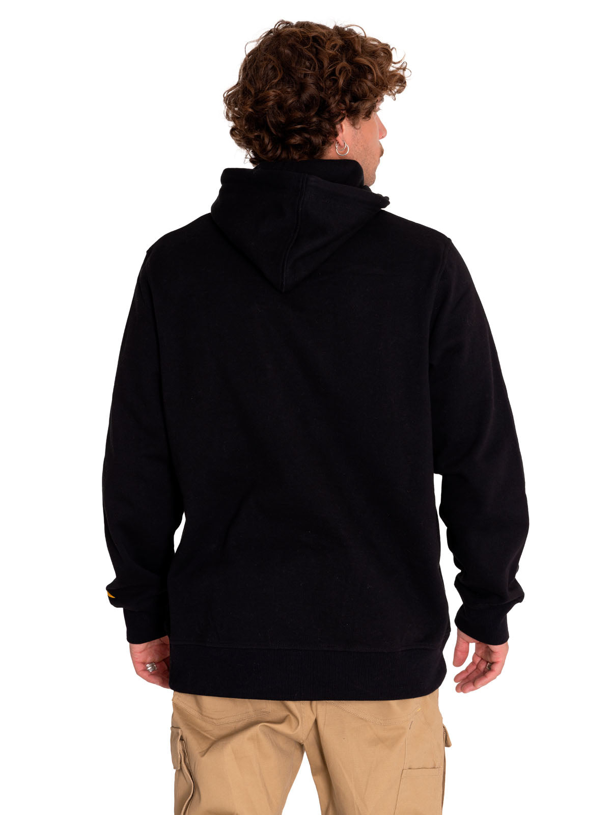 Saco Fleece Cat Logo Pull Unisex Color Negro-4