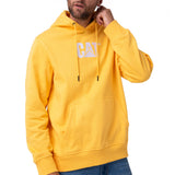 Saco Fleece Cat Logo Pull Hombre Color Amarillo-1