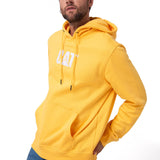 Saco Fleece Cat Logo Pull Hombre Color Amarillo-2