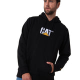 Sacos  Fleece Cat Logo Pull Para Hombre Color Negro-1