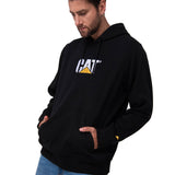 Sacos  Fleece Cat Logo Pull Para Hombre Color Negro-2