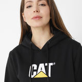 Sacos  Fleece Cat Logo Pull Para Hombre Color Negro-9