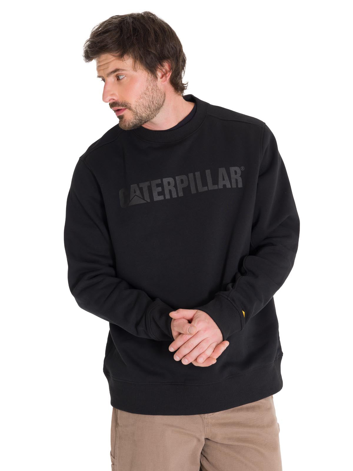 Saco Caterpillar Logo Cre Para Hombre Color Negro-2