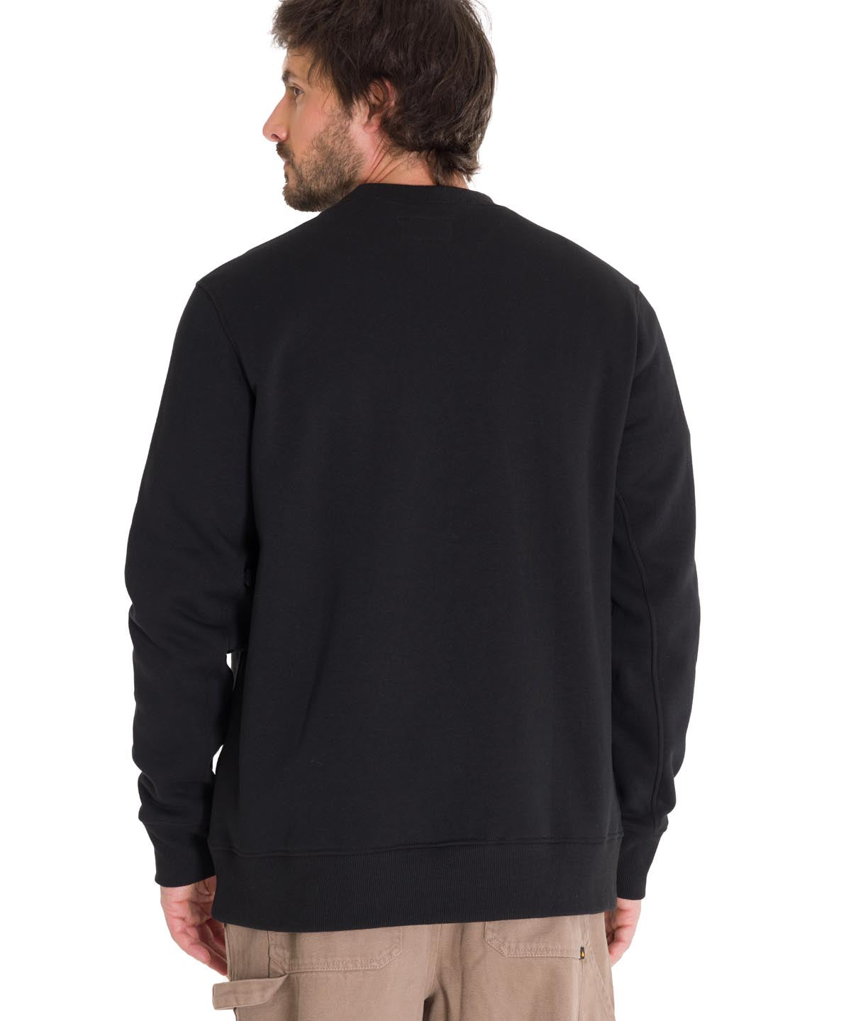 Saco Caterpillar Logo Cre Para Hombre Color Negro-3