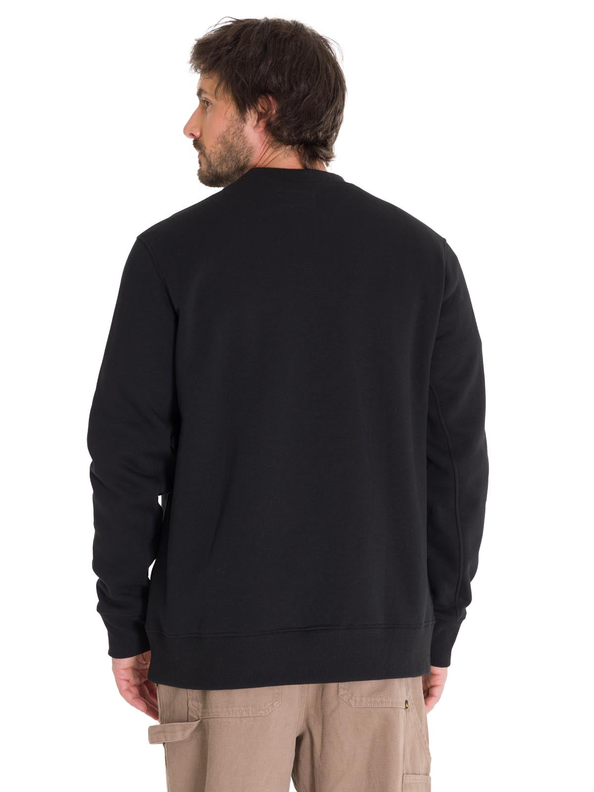 Saco Caterpillar Logo Cre Para Hombre Color Negro-3