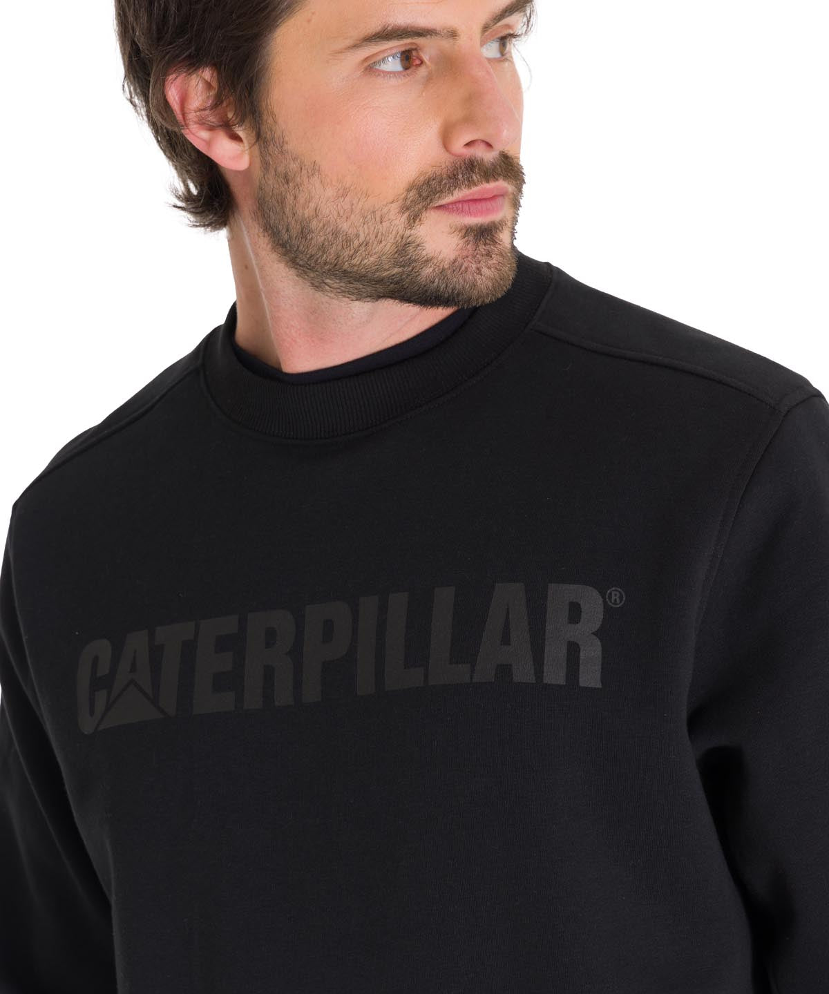 Saco Caterpillar Logo Cre Para Hombre Color Negro-4