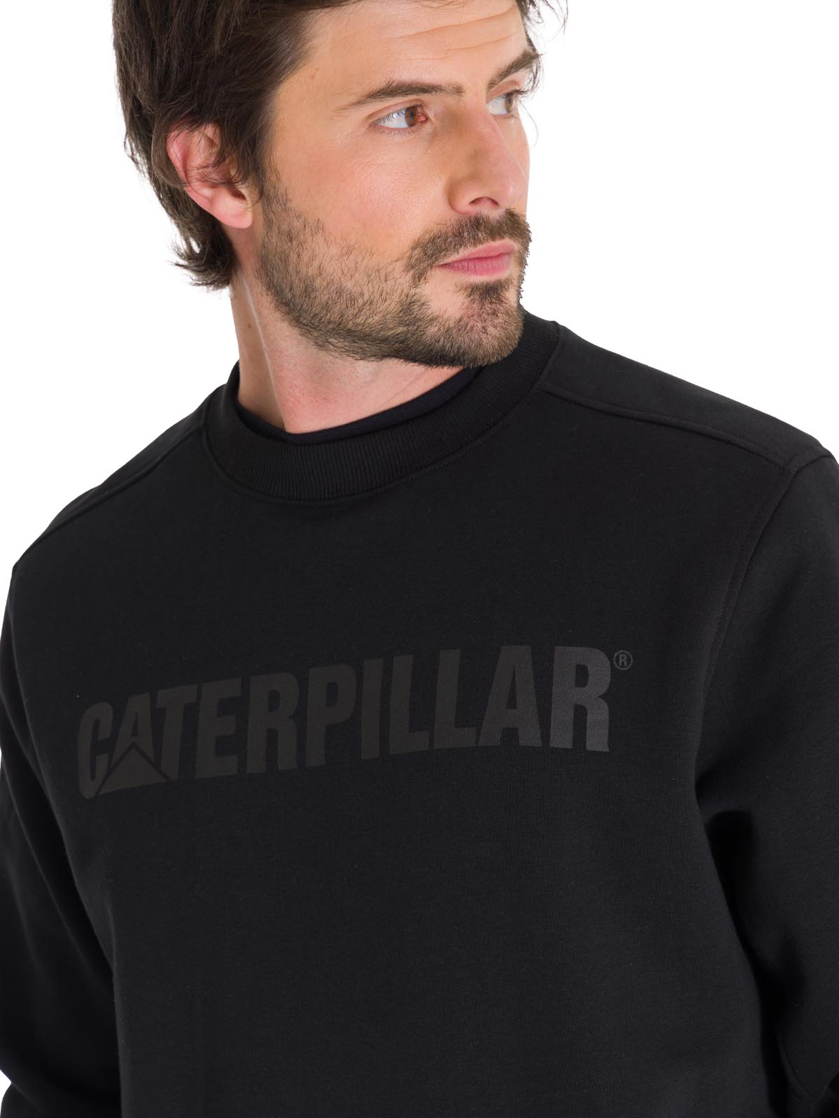 Saco Caterpillar Logo Cre Para Hombre Color Negro-4