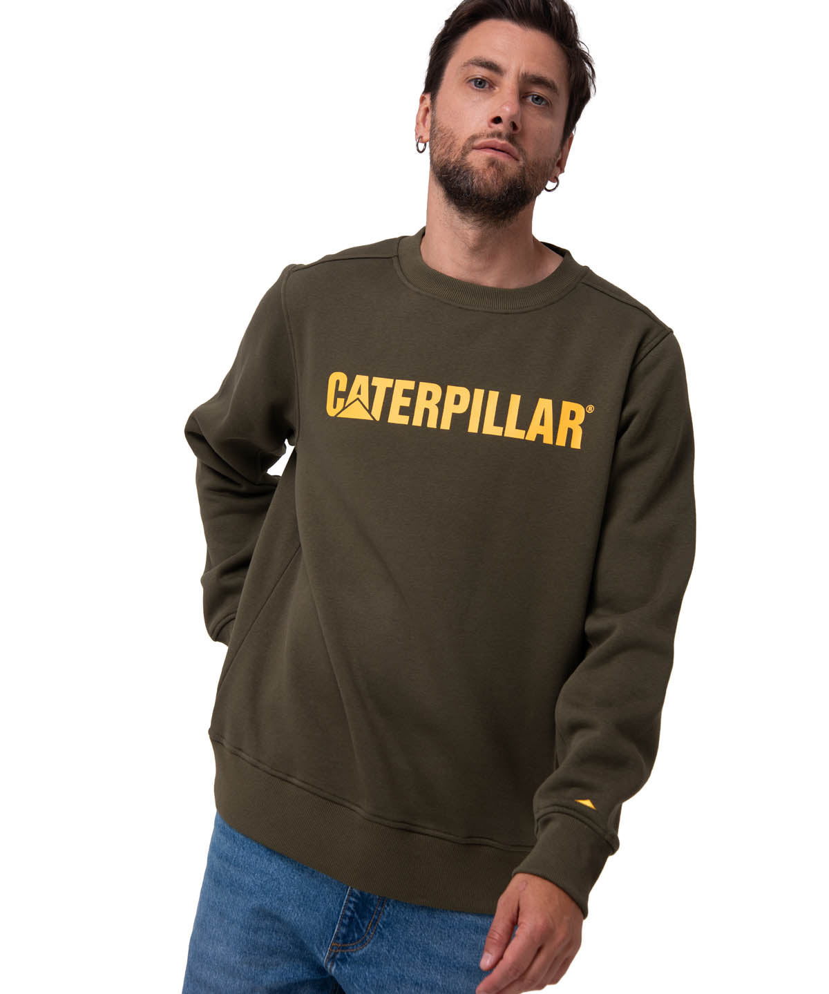 Saco Caterpillar Logo Cre Hombre Color Verde-2