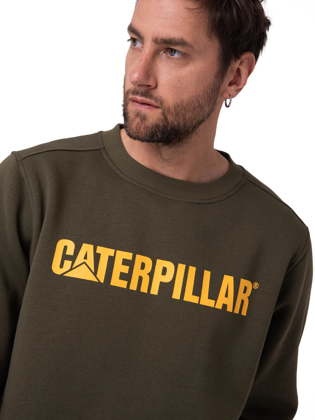Saco Caterpillar Logo Cre Hombre Color Verde-4