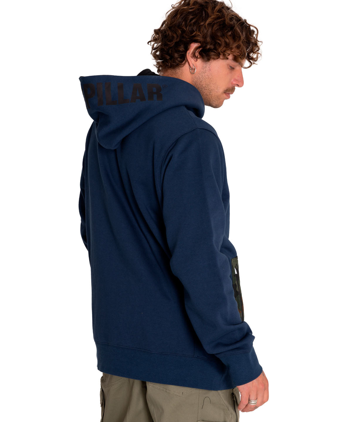 Saco Utility Hood Banner Para Hombre Color Azul-3