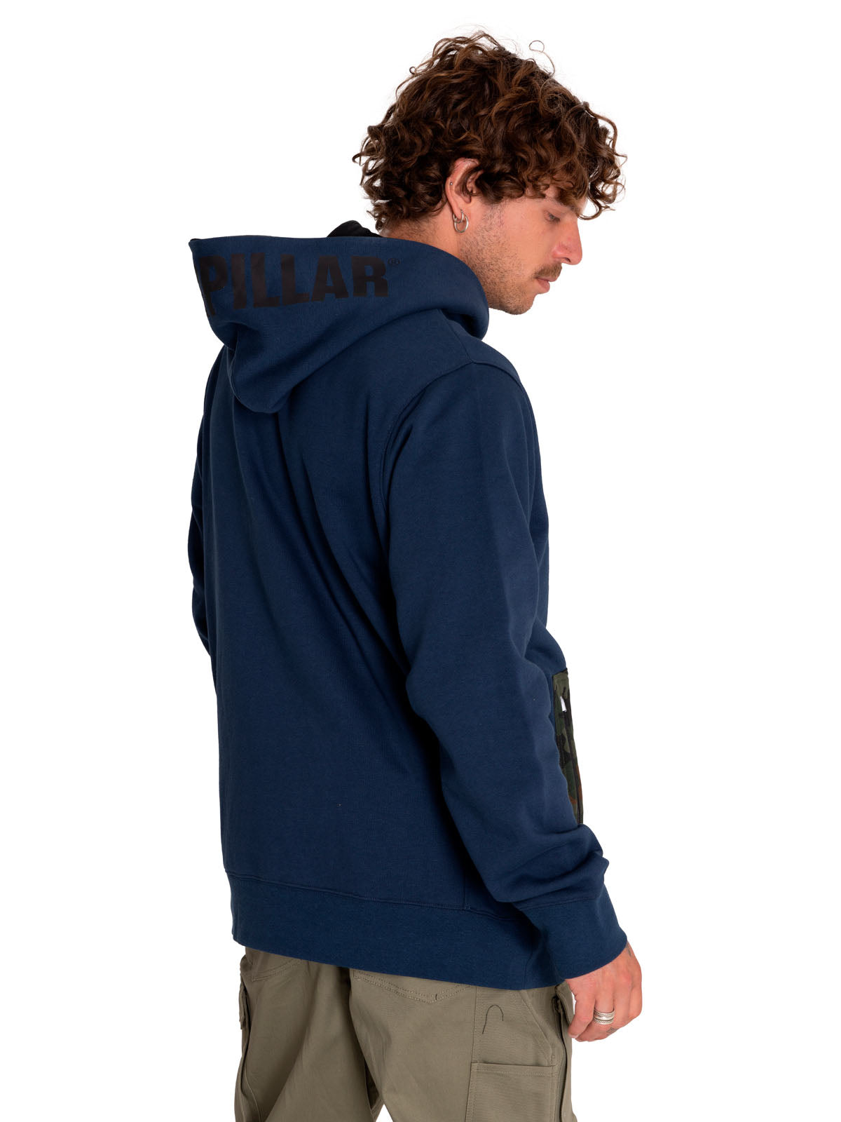Saco Utility Hood Banner Para Hombre Color Azul-3