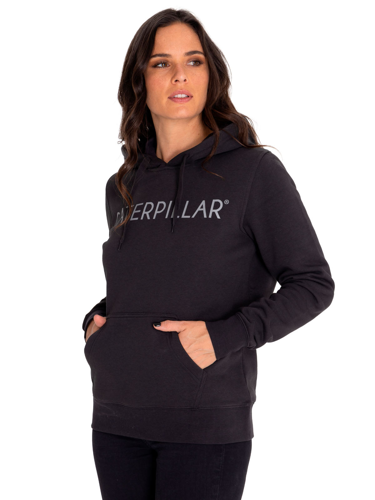 Saco Fleece Caterpillar P Para Mujer Color Negro-2