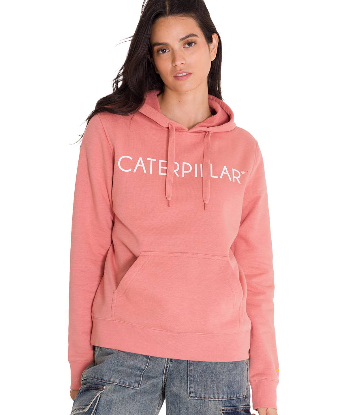 Saco Fleece Caterpillar P Para Mujer Color Rosado-1