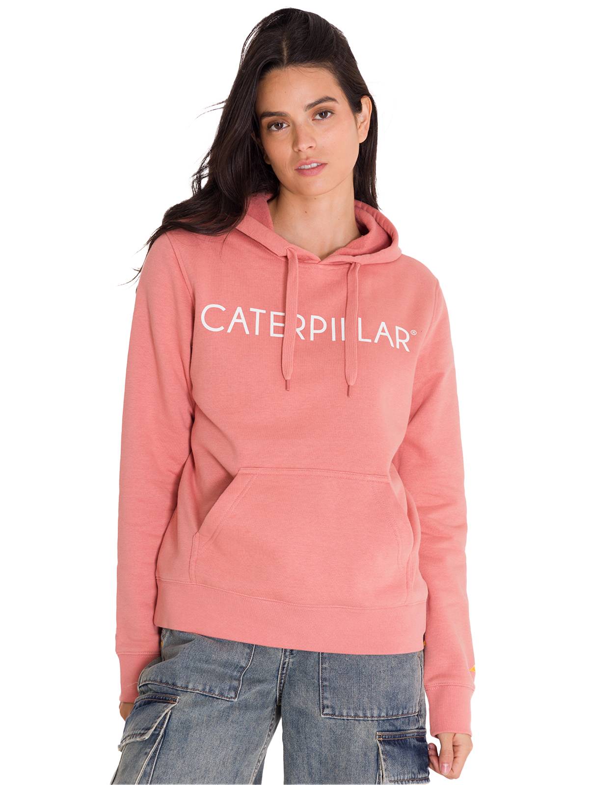 Saco Fleece Caterpillar P Para Mujer Color Rosado-1