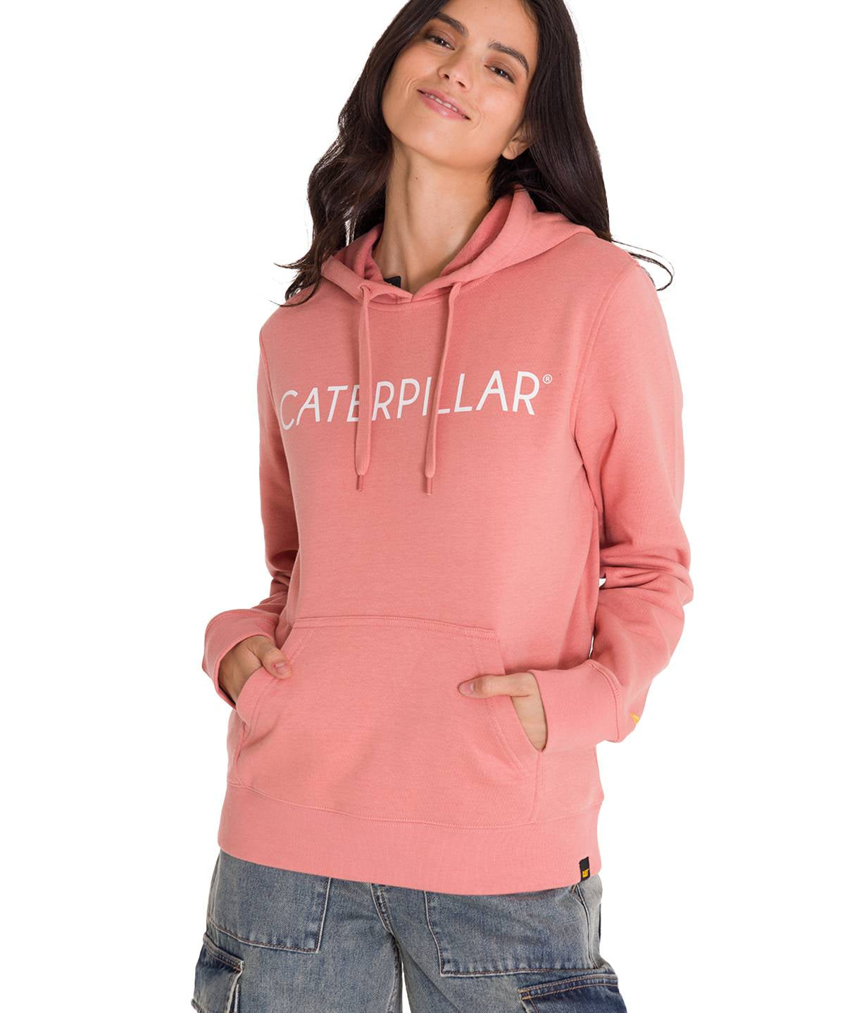 Saco Fleece Caterpillar P Para Mujer Color Rosado-2