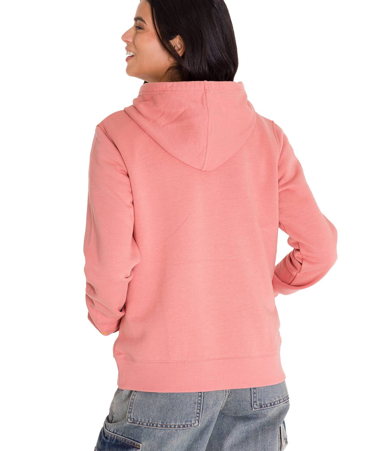 Saco Fleece Caterpillar P Para Mujer Color Rosado-3