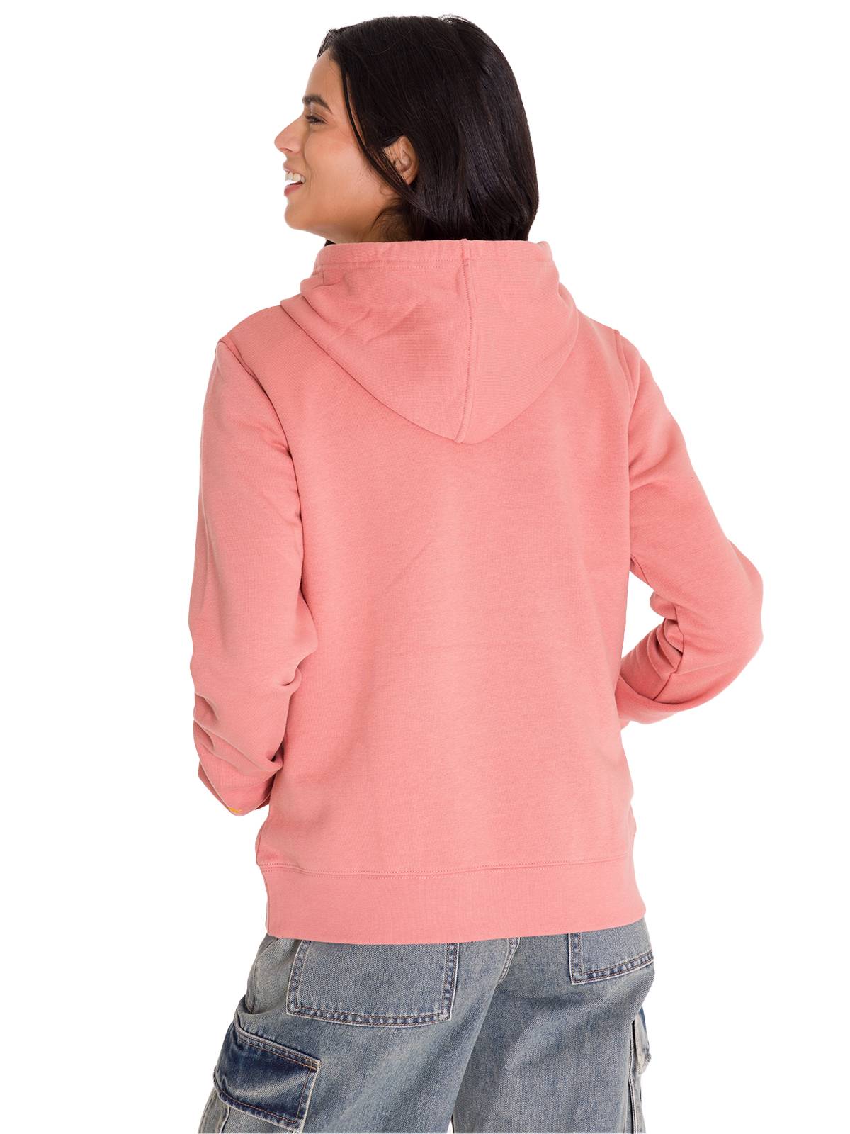 Saco Fleece Caterpillar P Para Mujer Color Rosado-3