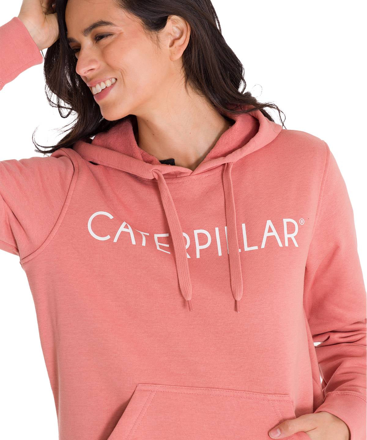 Saco Fleece Caterpillar P Para Mujer Color Rosado-5