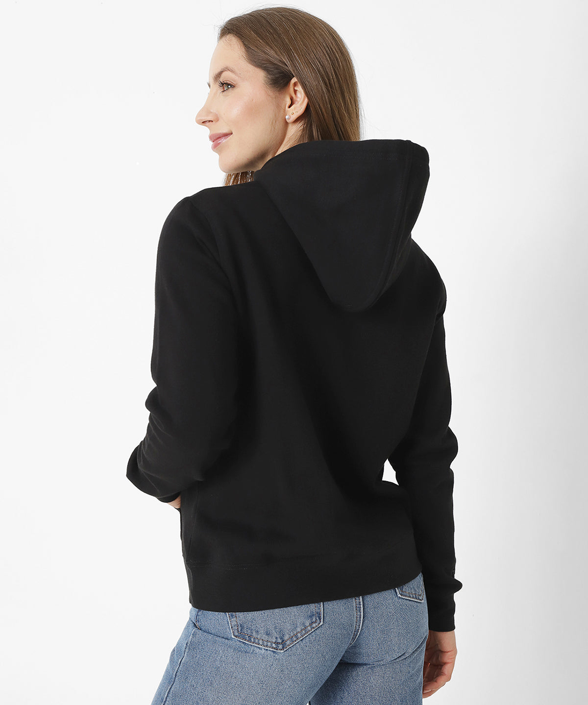 Saco Fleece Caterpillar P Para Mujer Color Negro-2
