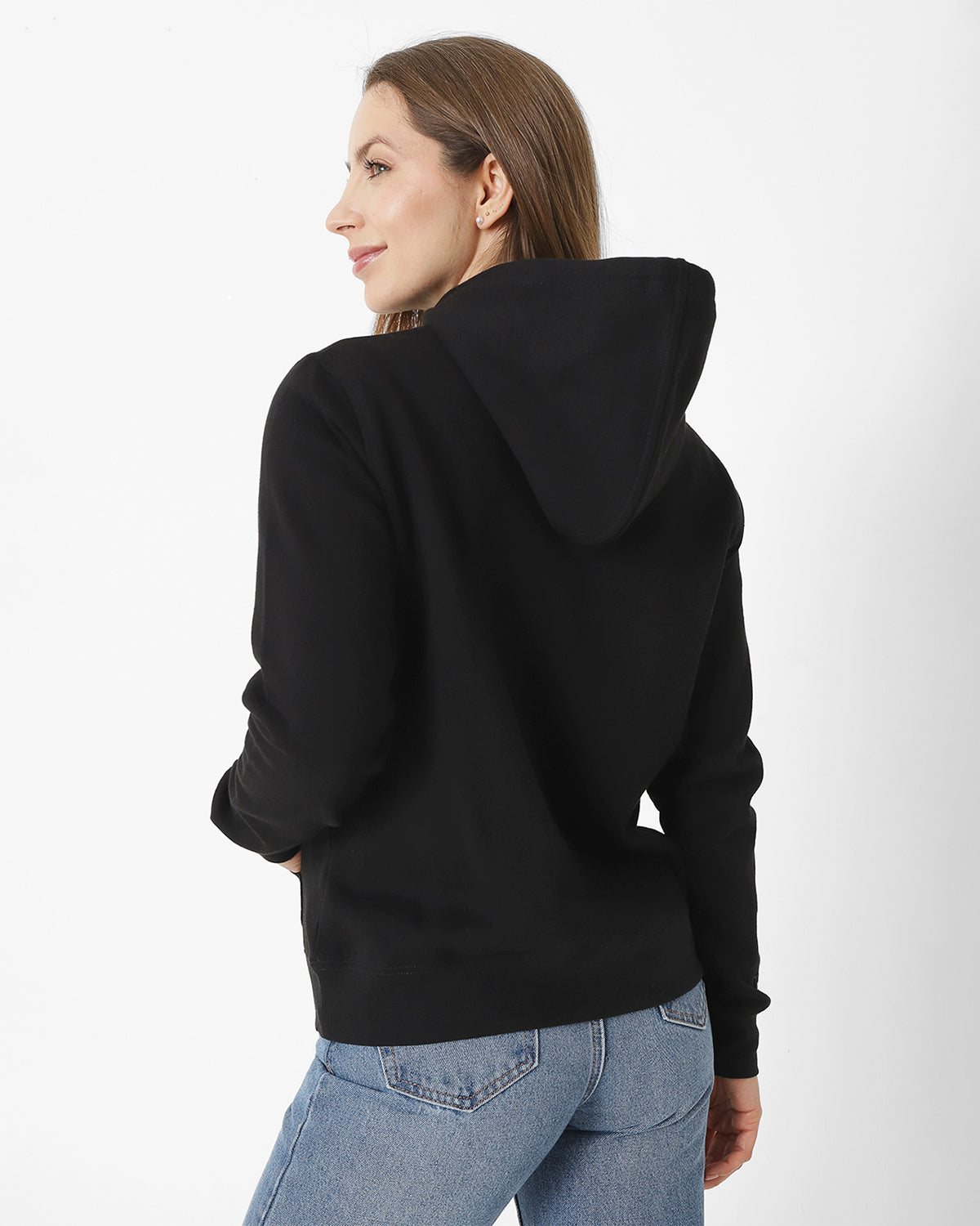 Saco Fleece Caterpillar P Para Mujer Color Negro-2