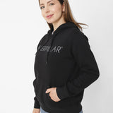 Saco Fleece Caterpillar P Para Mujer Color Negro-3