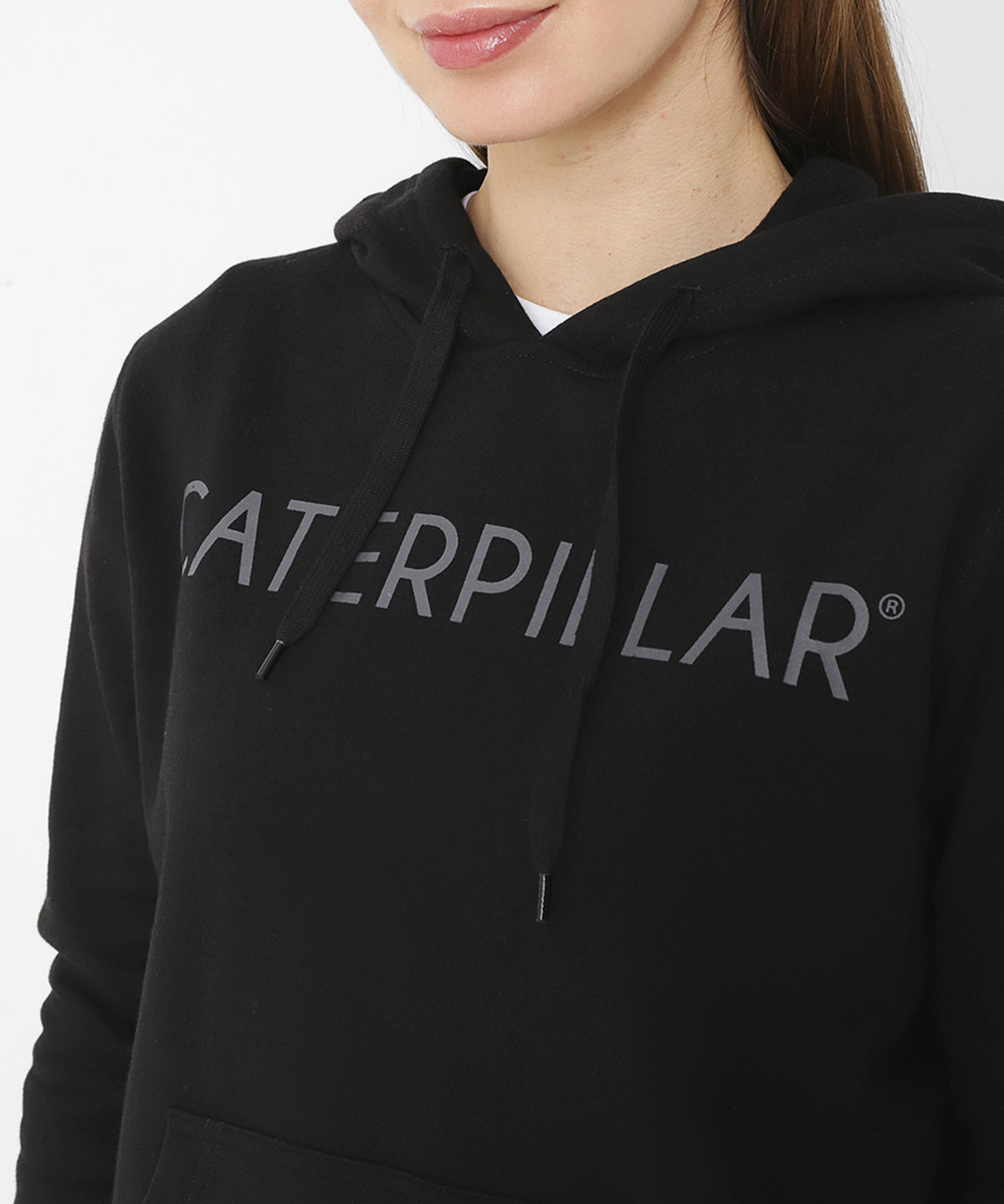 Saco Fleece Caterpillar P Para Mujer Color Negro-4