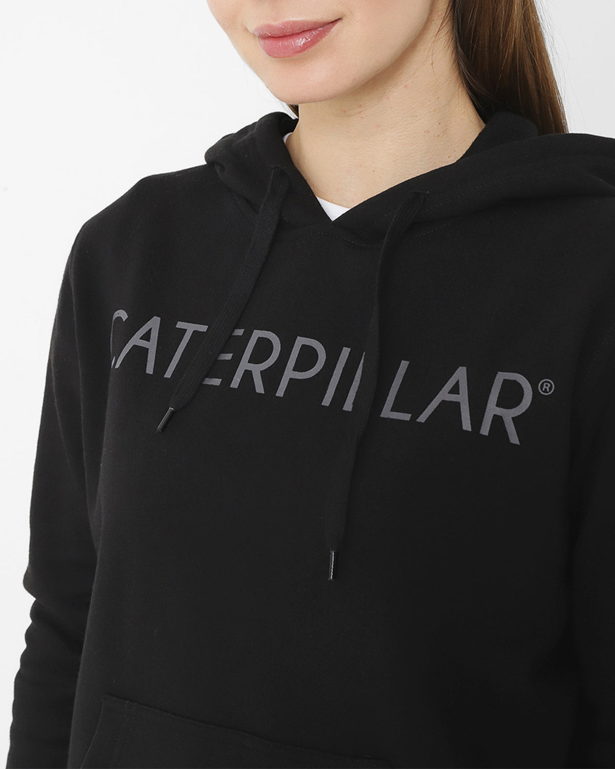 Saco Fleece Caterpillar P Para Mujer Color Negro-4