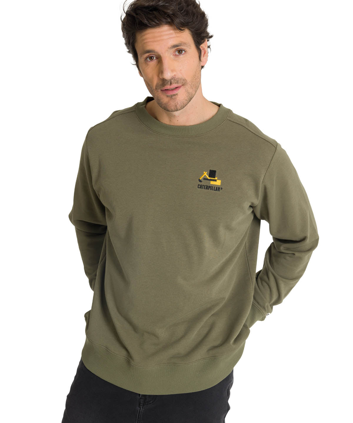Saco Graphic French Terry Para Hombre Color Verde-1
