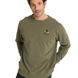 Saco Graphic French Terry Para Hombre Color Verde-1