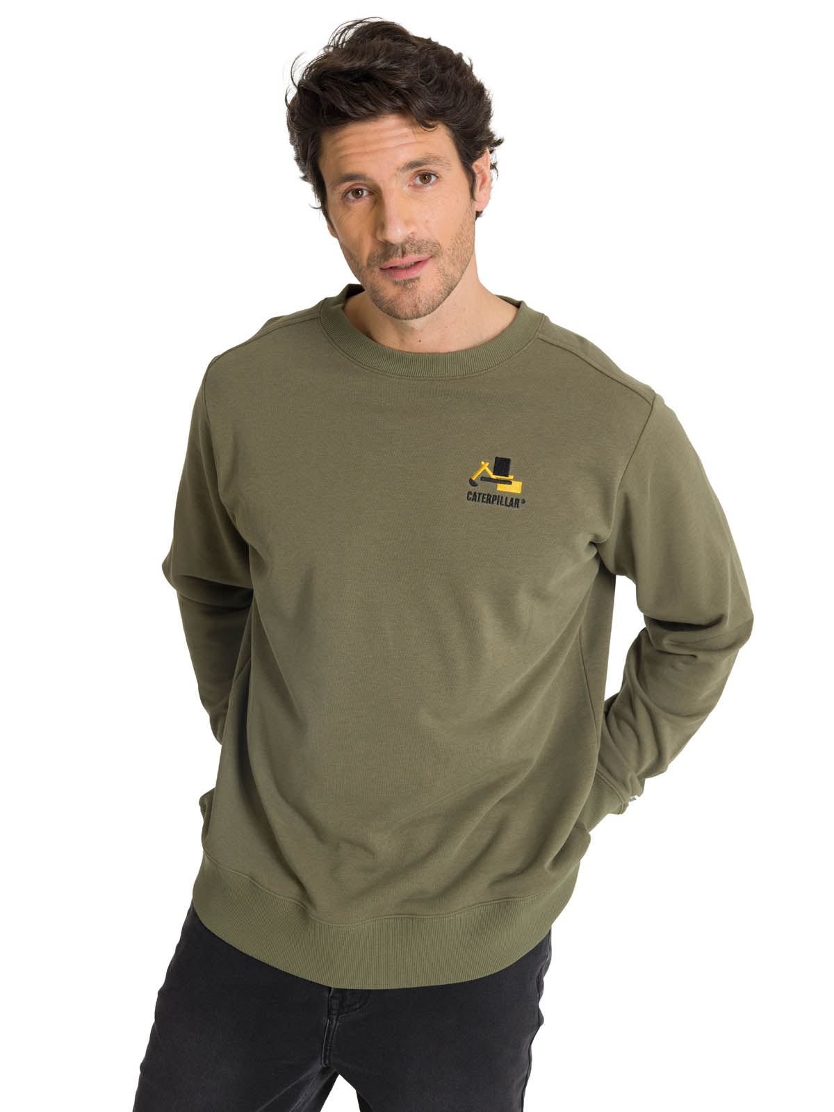 Saco Graphic French Terry Para Hombre Color Verde-1