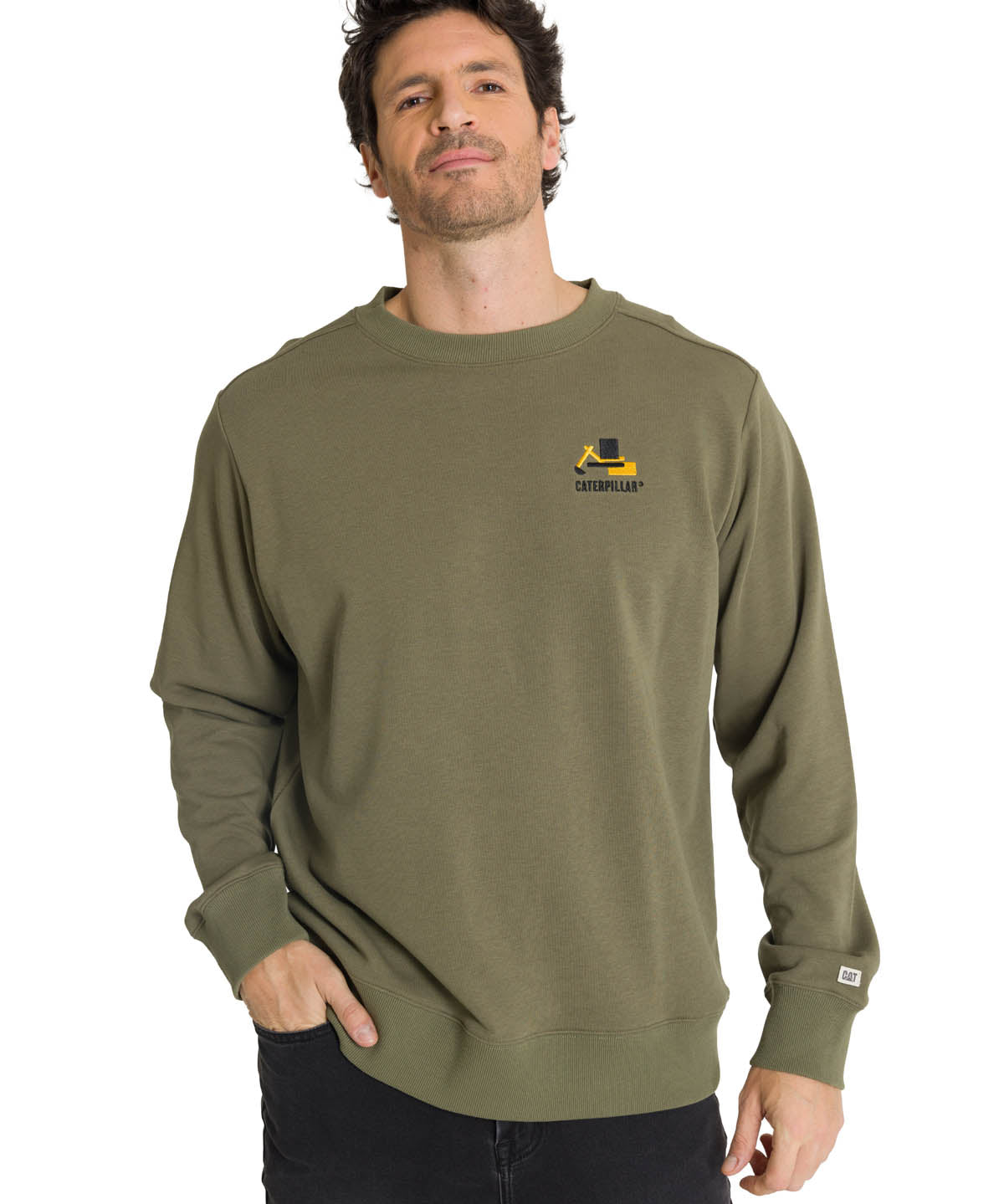 Saco Graphic French Terry Para Hombre Color Verde-2