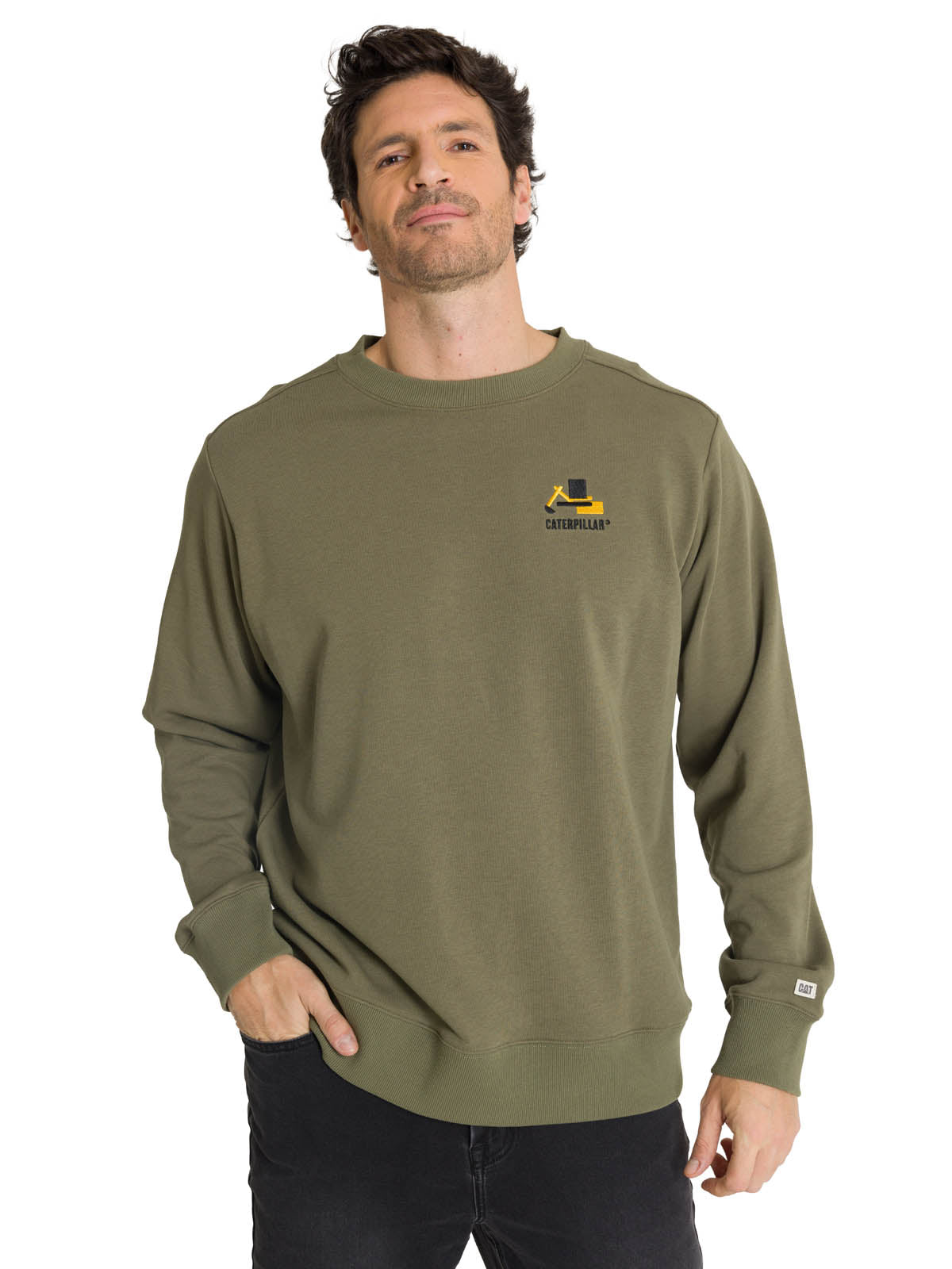 Saco Graphic French Terry Para Hombre Color Verde-2
