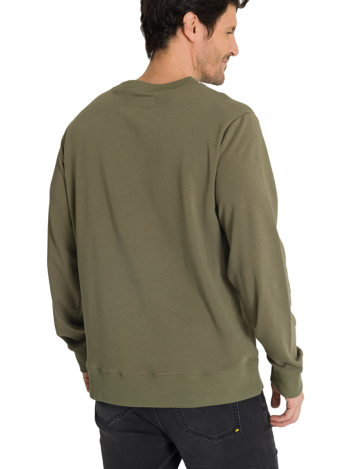 Saco Graphic French Terry Para Hombre Color Verde-3