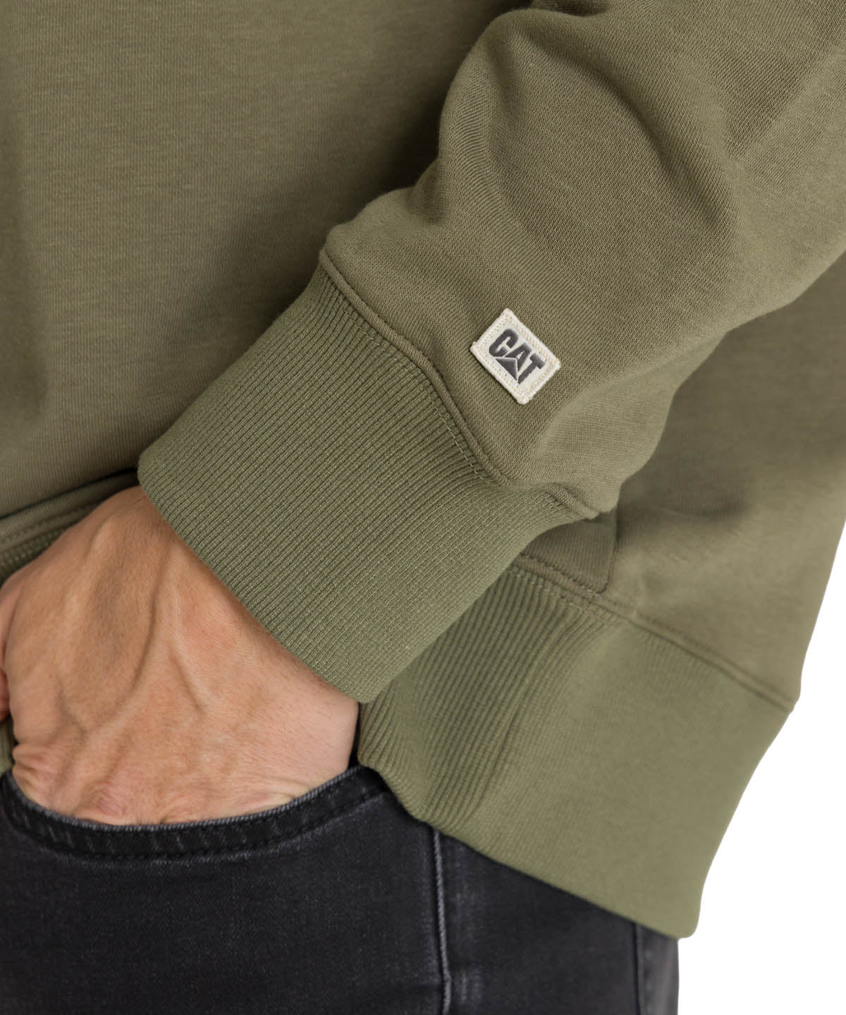 Saco Graphic French Terry Para Hombre Color Verde-5