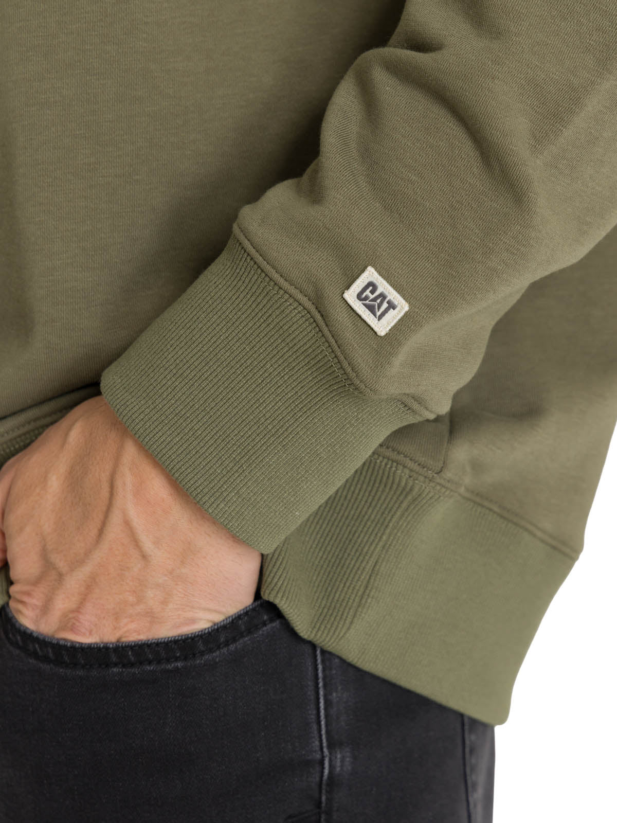 Saco Graphic French Terry Para Hombre Color Verde-5