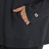 Saco Waffle-Knit Hooded S Para Hombre Color Negro-4