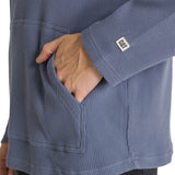 Saco Waffle-Knit Hooded S Para Hombre Color Gris-4